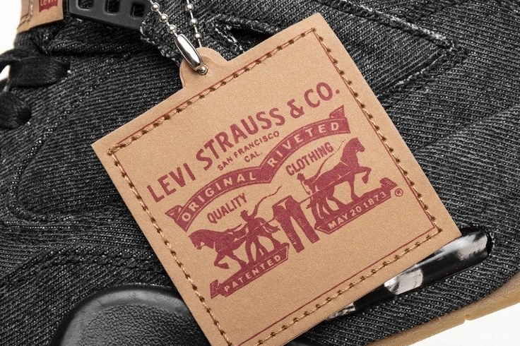 Denim AO2571-001 Air 4 Levi's Jordan Black 1006